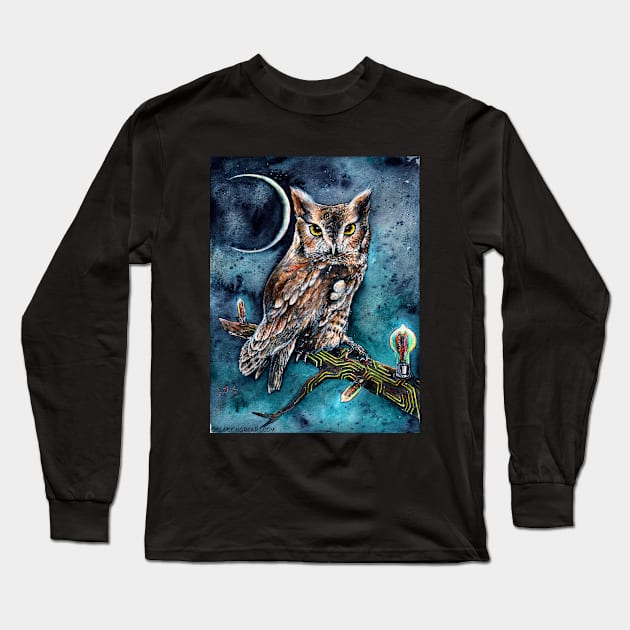 In a Certain Thermionic Light Long Sleeve T-Shirt by Clockwork Art